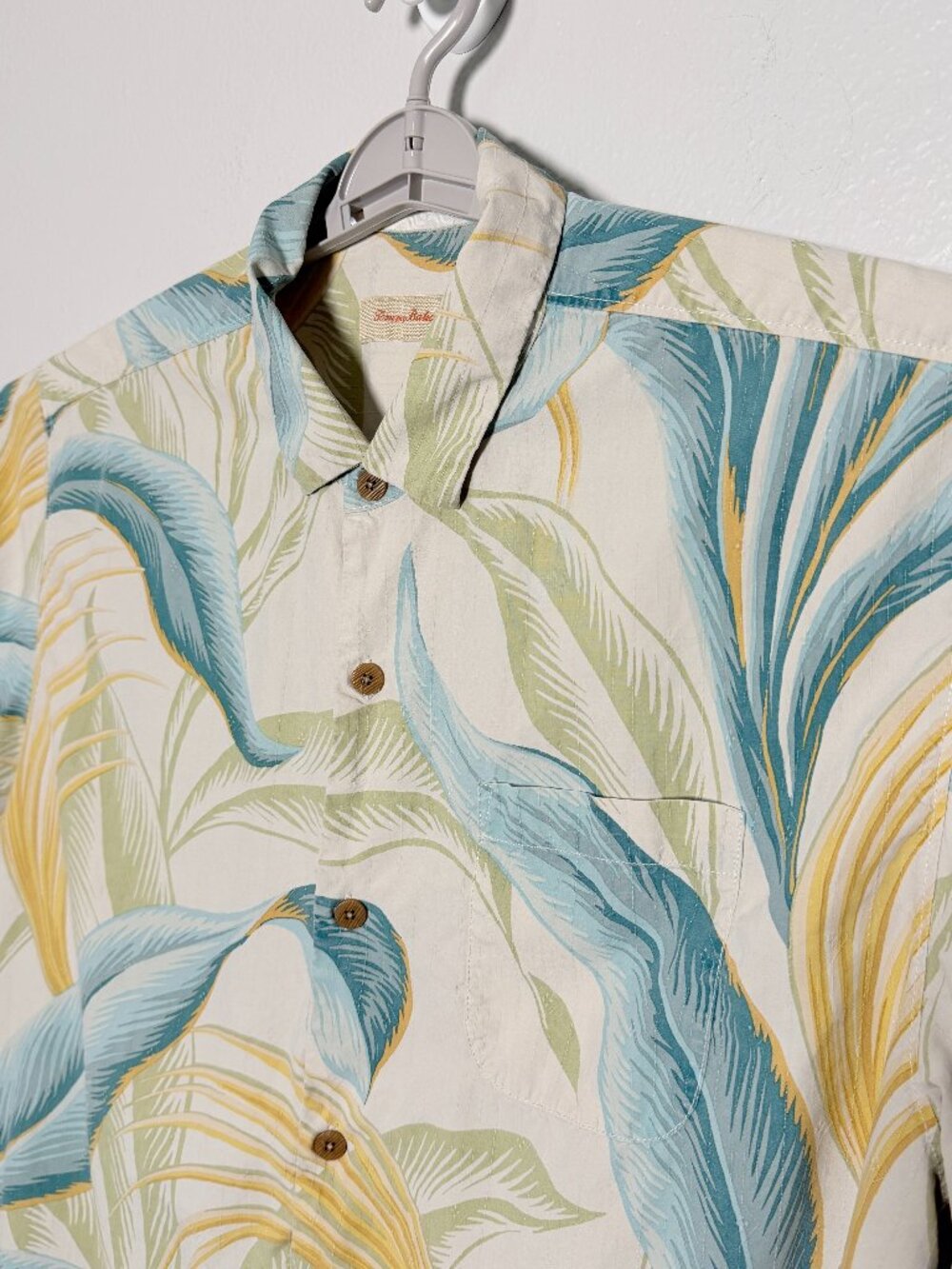 Men's Tommy Bahama XXL 100% Silk Button Down Tropical Print Shirt